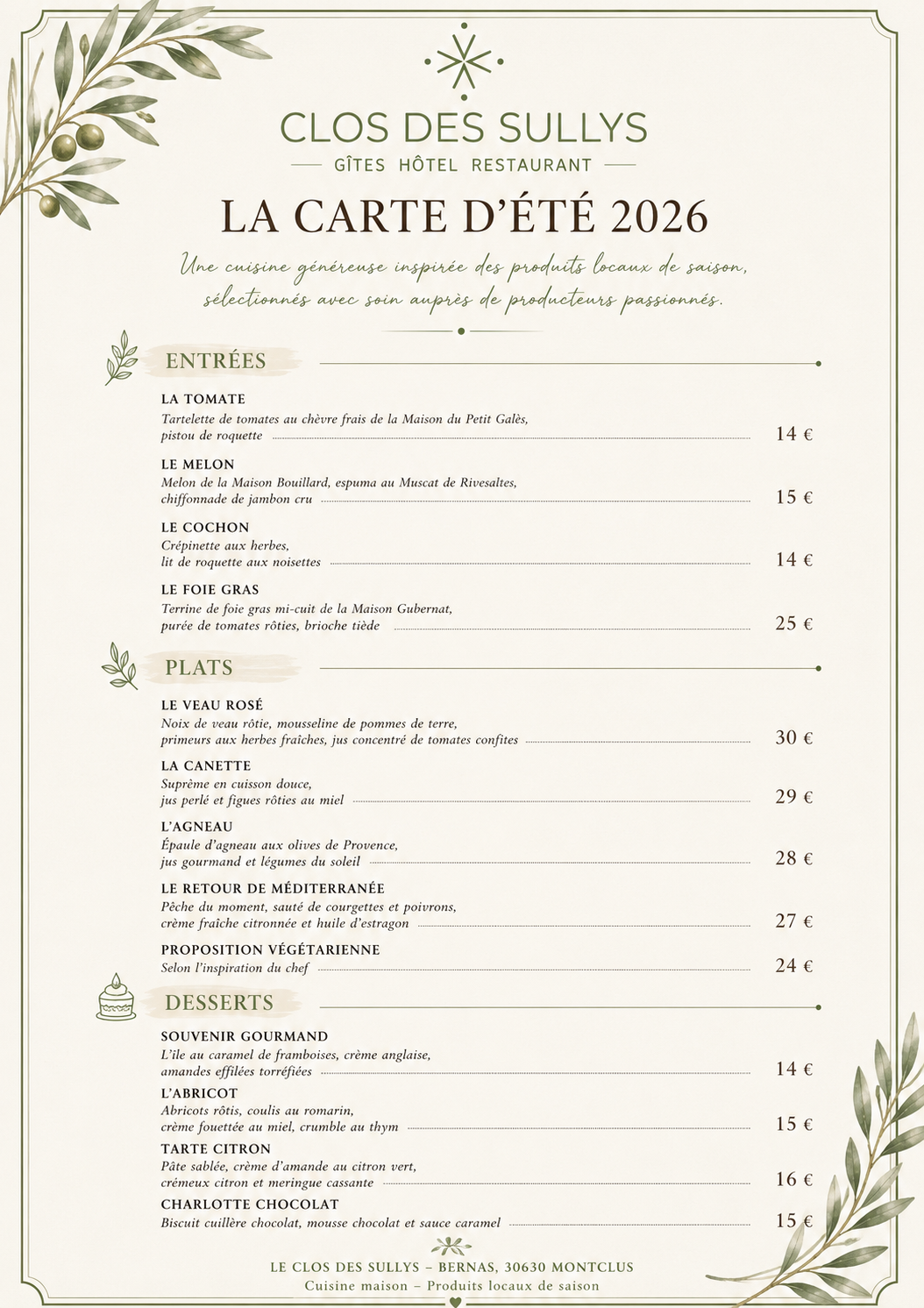 Carte été graphique 1 page chat